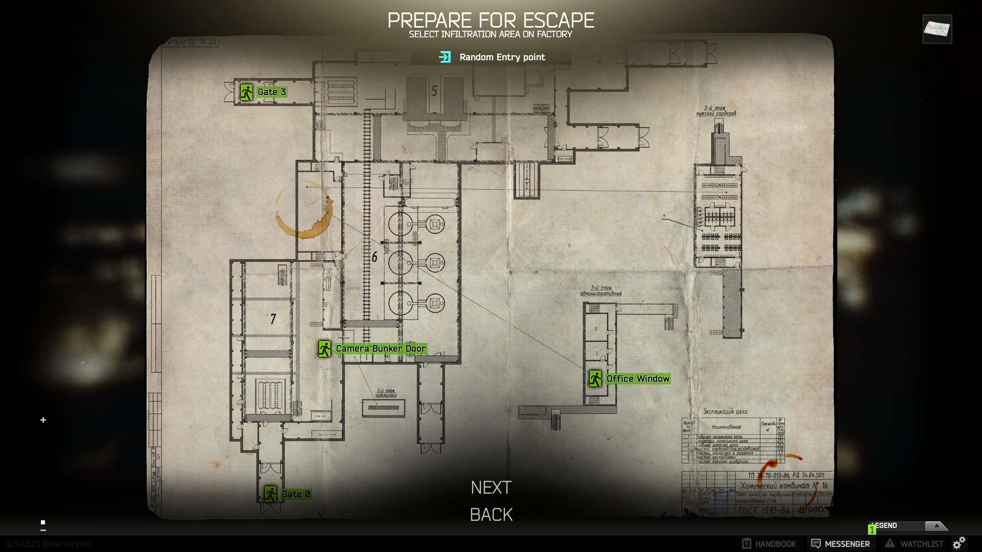 exits in escape from tarkov maps